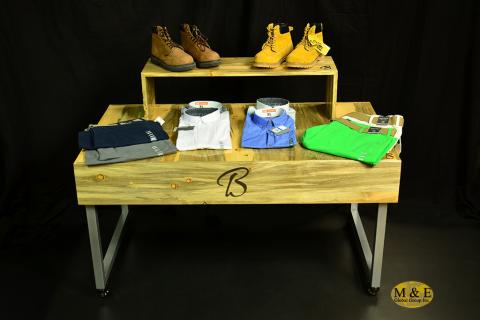 2-Tier Clothing Display